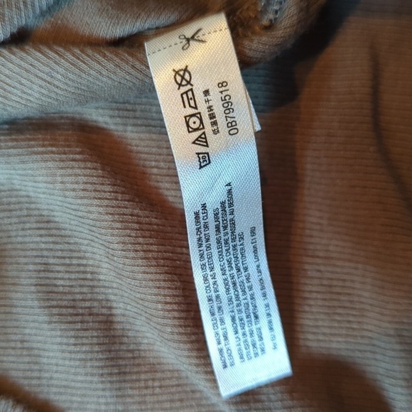 Free People Intimately Wide Eyed Green Ribbed Tank Top Women's Size Small - Picture 6 of 8